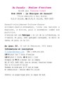 Au Paradis: Atelier d’écriture - Été 2024