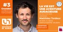 Grande Conférence Namuroise : Matthieu Tordeur