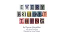 Théâtre en anglais : Every Brilliant Thing